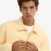 Veste de travail bio - Jaune pâle