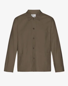 Veste de travail bio - Marron cèdre
