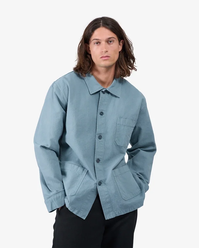 Veste de travail bio - Marron cèdre