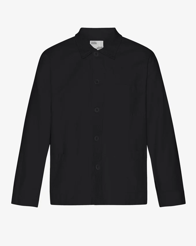 Veste de travail bio - Noir intense