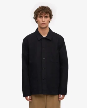Veste de travail bio – Noir intense
