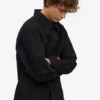 Veste de travail bio - Noir intense