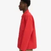 Veste de travail bio - Rouge mandarine