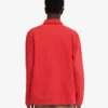 Veste de travail bio - Rouge mandarine