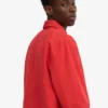 Veste de travail bio - Rouge mandarine