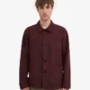 Veste de travail bio - Rouge sang de bœuf