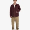 Veste de travail bio - Rouge sang de bœuf