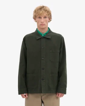Veste de travail bio – Vert chasseur