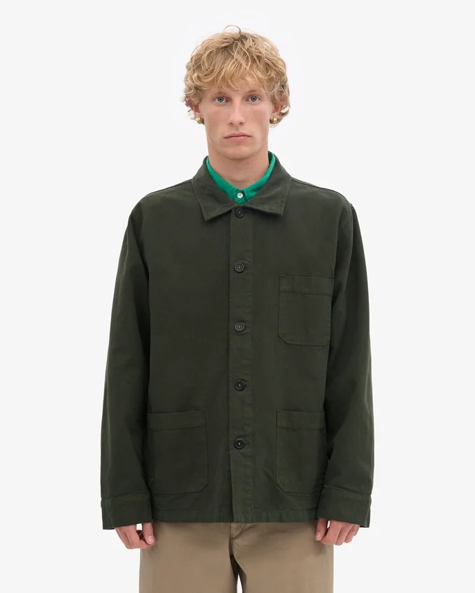 Veste de travail bio - Vert chasseur