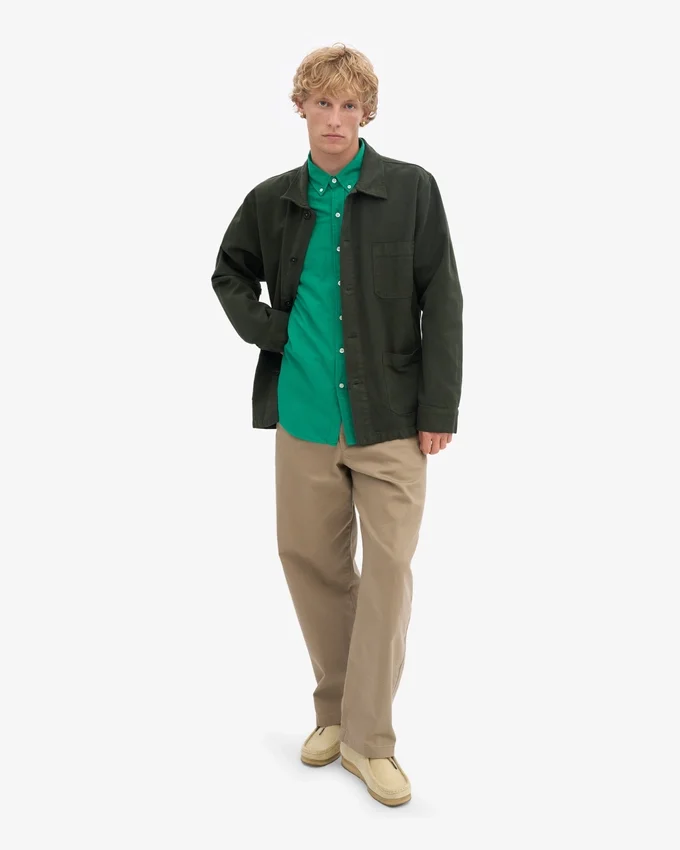 Veste de travail bio - Vert chasseur