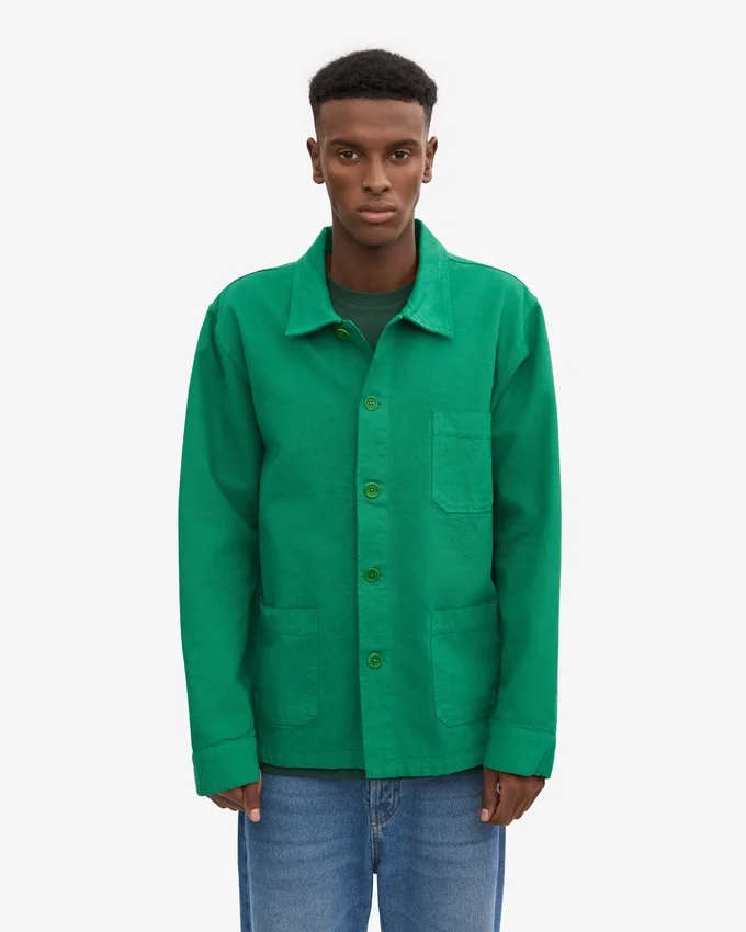 Veste de travail bio - Vert Kelly