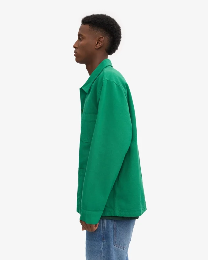 Veste de travail bio - Vert Kelly