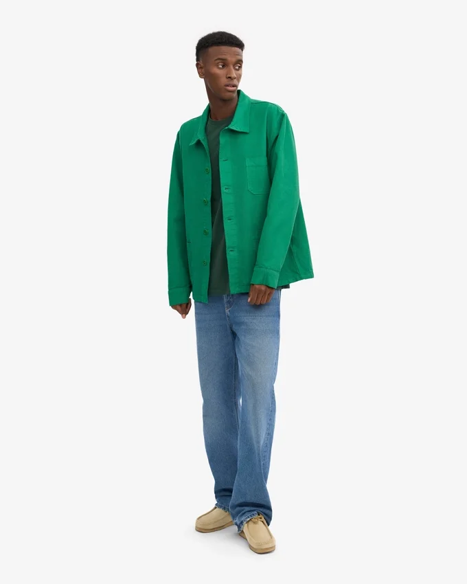 Veste de travail bio - Vert Kelly
