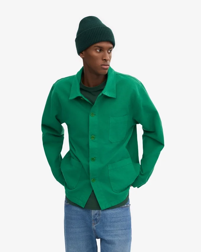 Veste de travail bio - Vert Kelly