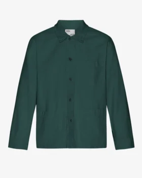 Veste de travail bio - Vert océan