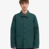 Veste de travail bio - Vert océan