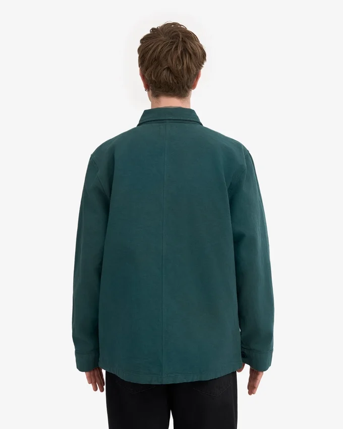 Veste de travail bio - Vert océan