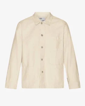 Veste de travail en coton bio - Blanc ivoire
