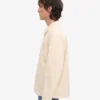 Veste de travail en coton bio - Blanc ivoire