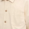 Veste de travail en coton bio - Blanc ivoire