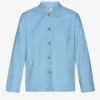 Veste de travail en coton bio - Bleu bord de mer