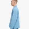 Veste de travail en coton bio - Bleu bord de mer