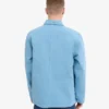 Veste de travail en coton bio - Bleu bord de mer
