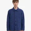 Veste de travail en coton bio - Bleu marine
