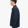 Veste de travail en coton bio - Bleu marine