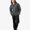 Veste de travail en coton bio - Gris lave