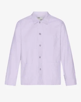 Veste de travail en coton bio - Lavande pâle