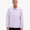 Veste de travail en coton bio - Lavande pâle