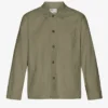 Veste de travail en coton bio - Olive poussiéreux