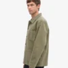 Veste de travail en coton bio - Olive poussiéreux