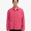 Veste de travail en coton bio - Rose bubble-gum