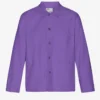 Veste de travail en coton bio - Violet ultra