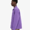 Veste de travail en coton bio - Violet ultra